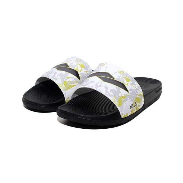 MILLS VULCAN SLIDE WHITE/NEON/LITE GREY