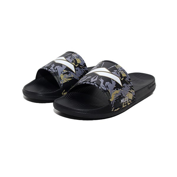 MILLS VULCAN SLIDE BLACK/GOLD/DARK GREY