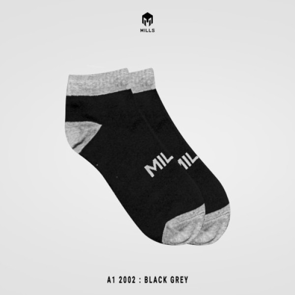 MILLS MILLS SHORT SOCKS A1 2002 BLACK/GREY