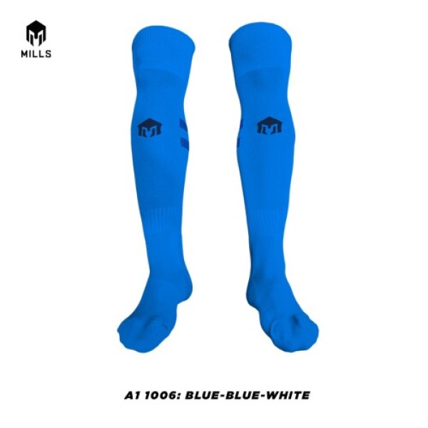 MILLS MILLS SOCCER SOCKS A1 1006 BLUE-BLUE-WHITE