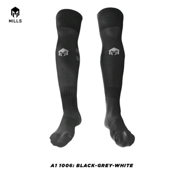 MILLS MILLS SOCCER SOCKS A1 1006 BLACK-GREY-WHITE