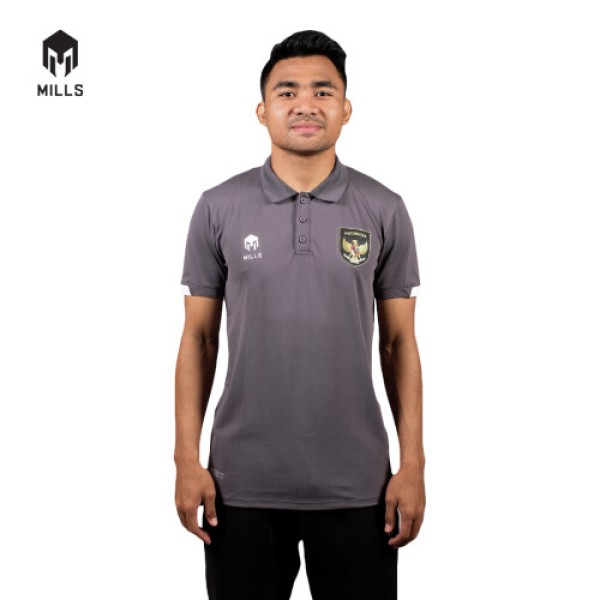 MILLS MILLS TIMNAS INDONESIA POLOSHIRT 17027INA GREY