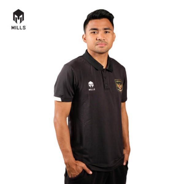 MILLS MILLS TIMNAS INDONESIA POLOSHIRT 17027INA BLACK
