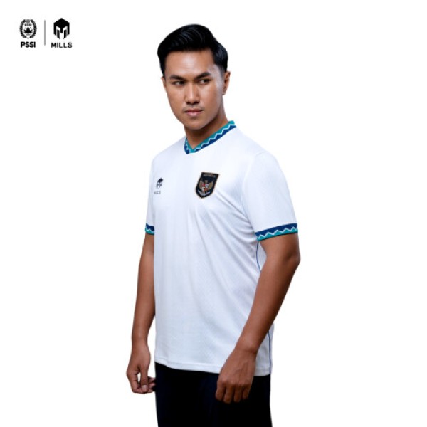 MILLS INDONESIA AWAY JERSEY REPLICA 1158INA WHITE