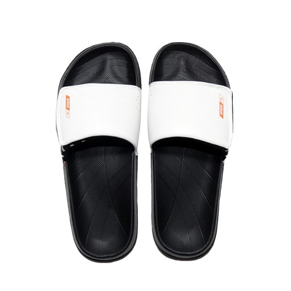SPECS HAVEN SLIDE SANDALS LILY WHITE/BLACK/ORANGE