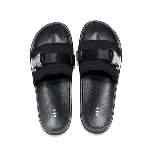 VINCENCIO KISHI SLIDES BLACK/BLACK