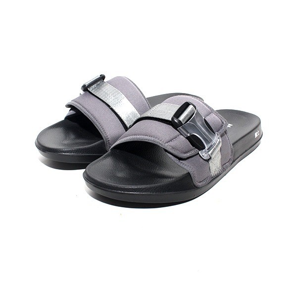 VINCENCIO KISHI SLIDES GREY/BLACK