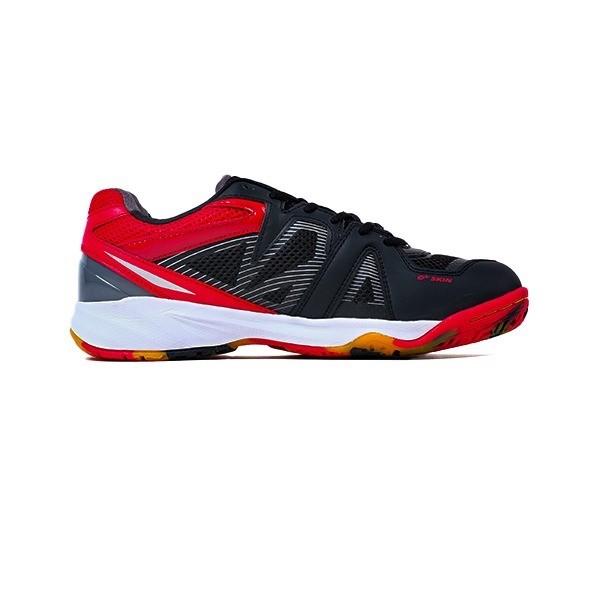 EAGLE SEPATU BADMINTON HURRICANE HITAM/MERAH
