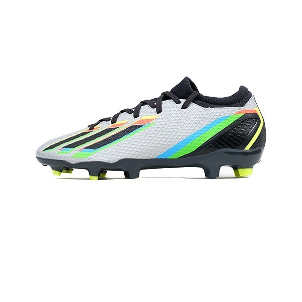 ADIDAS X SPEEDPORTAL.3 FG - GW8454 SILVER METALLIC/CORE BLACK/SOLAR YELLOW
