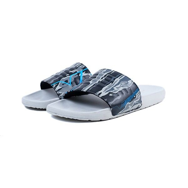 SPECS MK SLIDE SANDALS BLACK/CONCRETE ASH/SOLAR BLUE