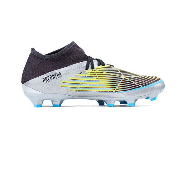 ADIDAS PREDATOR EDGE.3 FG - HR1524 SILVER METALLIC/CORE BLACK/TEAM SOLAR GREEN