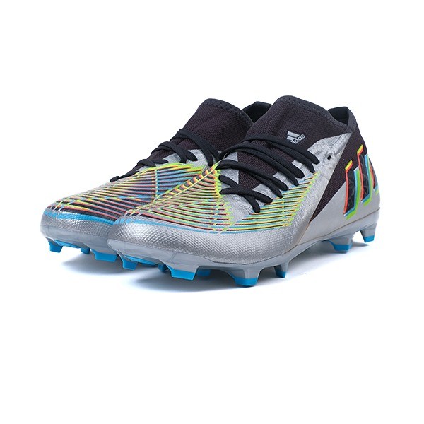 ADIDAS PREDATOR EDGE.3 FG - HR1524 SILVER METALLIC/CORE BLACK/TEAM SOLAR GREEN