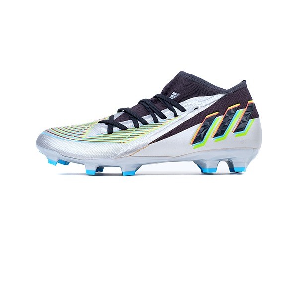 ADIDAS PREDATOR EDGE.3 FG - HR1524 SILVER METALLIC/CORE BLACK/TEAM SOLAR GREEN