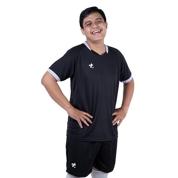 TOPSCORE SETELAN JERSEY TOPS HITAM