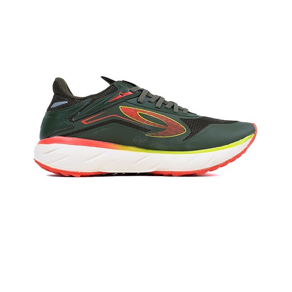 910 YUZA RIOT HIJAU OLIVE/PUTIH-GADING/MERAH