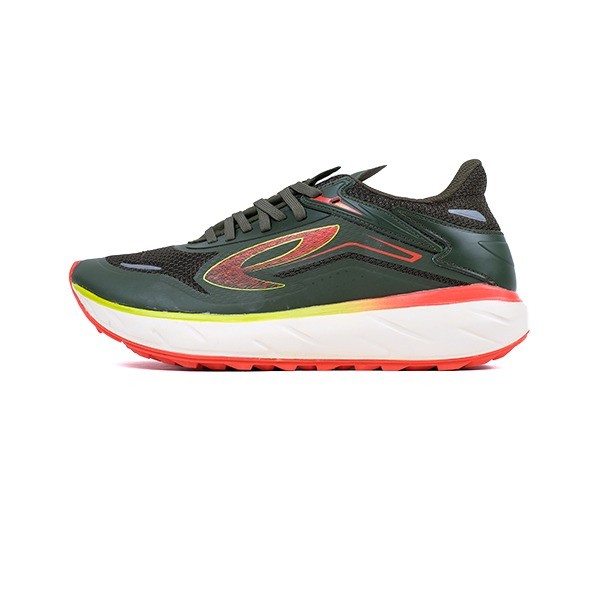 910 YUZA RIOT HIJAU OLIVE/PUTIH-GADING/MERAH