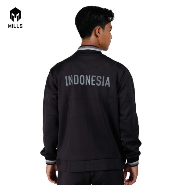 MILLS INDONESIA TRACK JACKET 8041INA BLACK