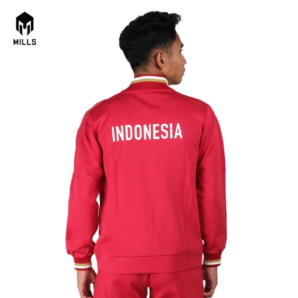 MILLS INDONESIA TRACK JACKET 8041INA RED