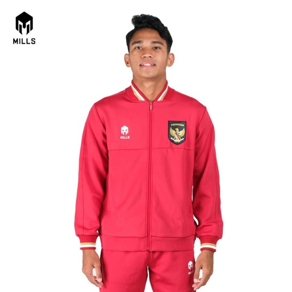 MILLS INDONESIA TRACK JACKET 8041INA RED