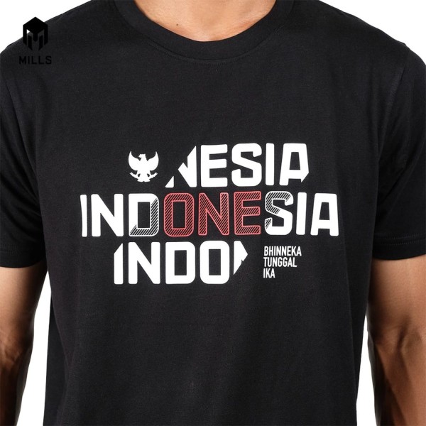 MILLS INDONESIA T-SHIRT 29015INA BLACK