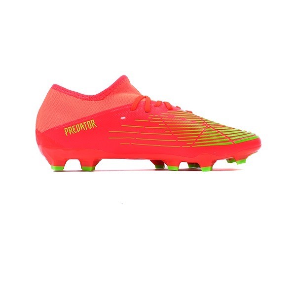 ADIDAS PREDATOR EDGE.3 L FG - GW0994 SOLAR RED/TEAM SOLAR GREEN/CORE BLACK