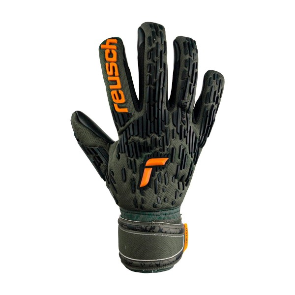 REUSCH REUSCH G/K GLOVES ATTRAKT FREEGEL SILVER 5555 DESERT GREEN / SHOCKING ORANGE / BLACK