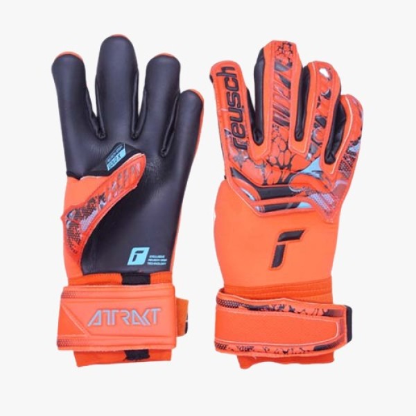 REUSCH REUSCH G/K GLOVES ATTRAKT GOLD X3333 BRIGHT RED / FUTURE BLUE / BLACK