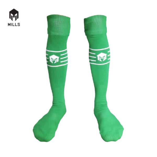 MILLS MILLS SOCCER SOCKS A1 1011 GREEN WHITE