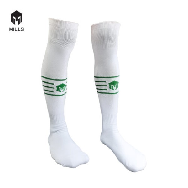 MILLS MILLS SOCCER SOCKS A1 1011 WHITE GREEN