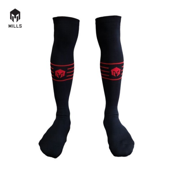 MILLS MILLS SOCCER SOCKS A1 1011 BLACK  RED