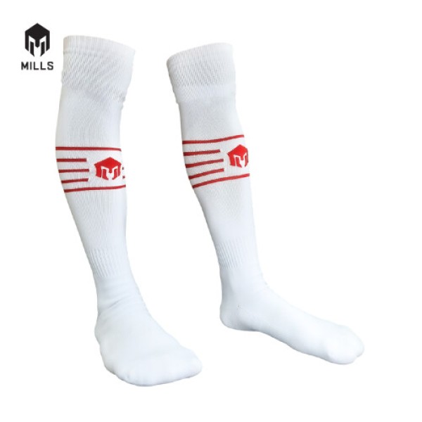 MILLS MILLS SOCCER SOCKS A1 1011 WHITE RED
