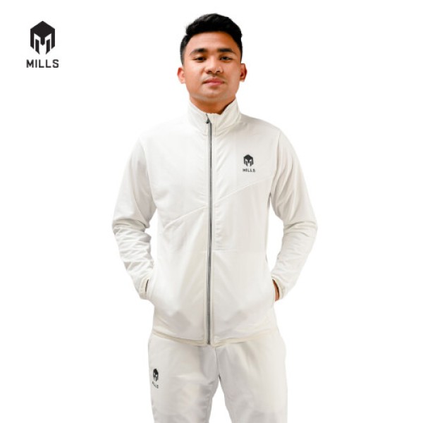 MILLS TRACK JACKET EARTH 8029 BROKEN WHITE