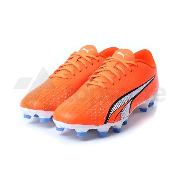 PUMA ULTRA PLAY FG/AG - 107224-01 ULTRA ORANGE/PUMA WHITE/BLUE GLIMMER