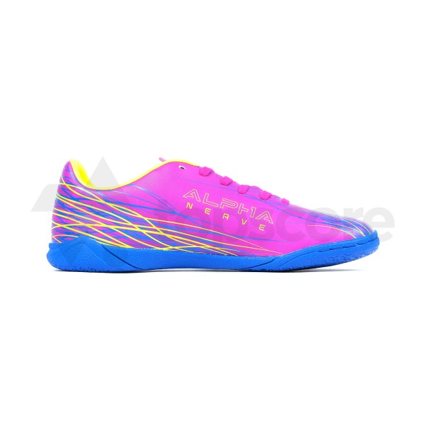 SPECS ACCELERATOR ALPHA NERVE CORE IN VIVID ORCHID/SAFETY YELLOW/COBALT