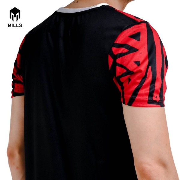 MILLS FOOTBALL JERSEY SHADE - 1228 RED/BLACK