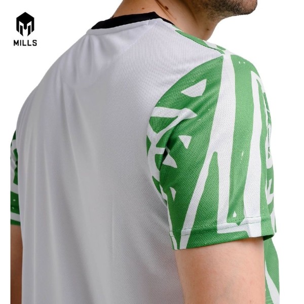 MILLS FOOTBALL JERSEY SHADE - 1228 GREEN/WHITE