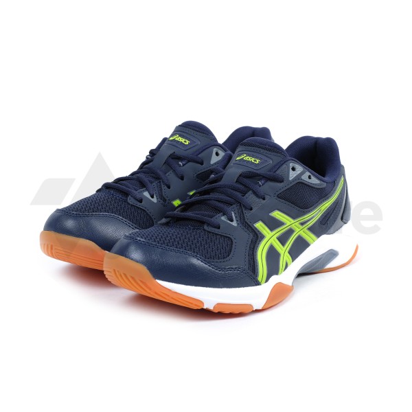 ASICS GEL ROCKET 10 MEN STANDARD - 1071A054-408 MIDNIGHT/HAZARD GREEN