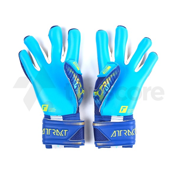 REUSCH REUSCH G/K GLOVES ATTRAKT AQUA WHITE/AQUA BLUE