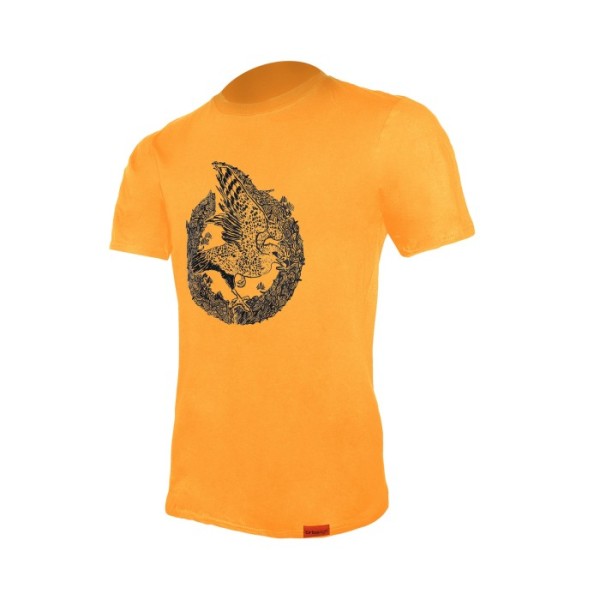 ORTUSEIGHT EAGLE T-SHIRT MUSTARD