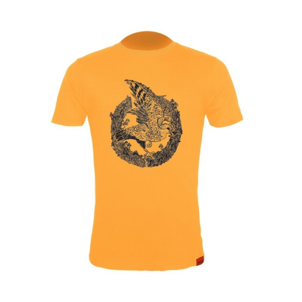 ORTUSEIGHT EAGLE T-SHIRT MUSTARD