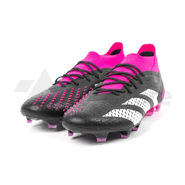 ADIDAS PREDATOR ACCURACY.1 FG - GW4569 CORE BLACK/CLOUD WHITE/TEAM SHOCK PINK 2