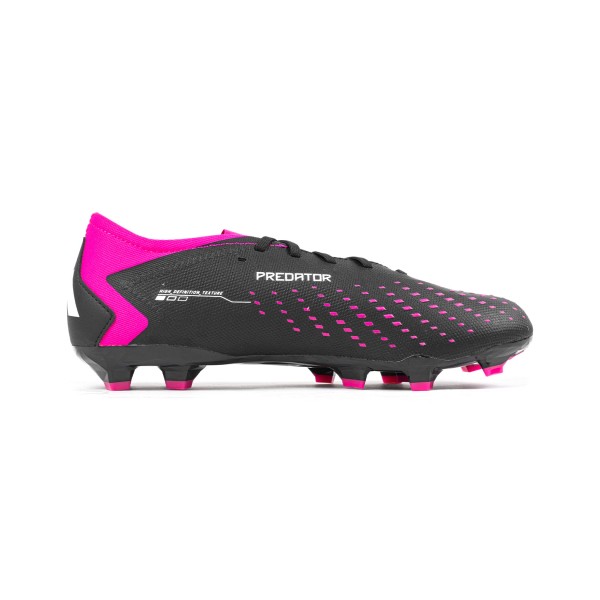 ADIDAS PREDATOR ACCURACY.3 L FG - GW4602 CORE BLACK/FTWR WHITE/TEAM SHOCK PINK 2