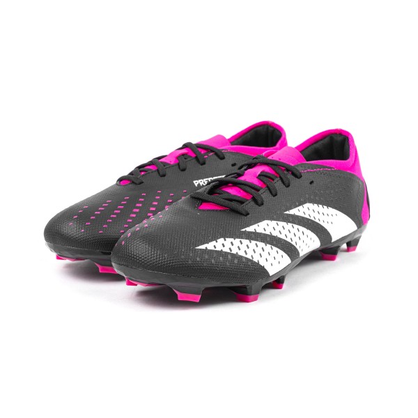 ADIDAS PREDATOR ACCURACY.3 L FG - GW4602 CORE BLACK/FTWR WHITE/TEAM SHOCK PINK 2