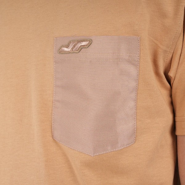 APPAREL JUARA BASIC JR PRIME POCKET TEE COFFEE