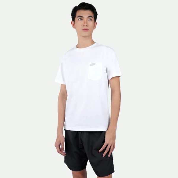 APPAREL JUARA BASIC JR PRIME POCKET TEE WHITE