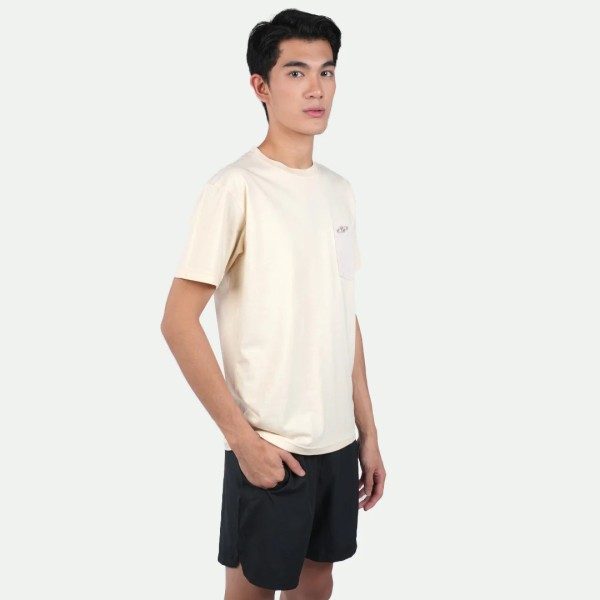 APPAREL JUARA BASIC JR PRIME POCKET TEE IVORY