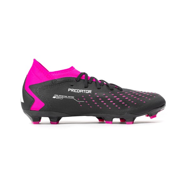 ADIDAS PREDATOR ACCURACY.3 FG - GW4589 CORE BLACK/FTWR WHITE/TEAM SHOCK PINK 2