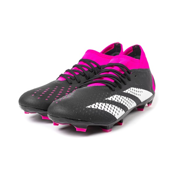 ADIDAS PREDATOR ACCURACY.3 FG - GW4589 CORE BLACK/FTWR WHITE/TEAM SHOCK PINK 2