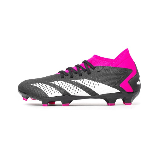 ADIDAS PREDATOR ACCURACY.3 FG - GW4589 CORE BLACK/FTWR WHITE/TEAM SHOCK PINK 2