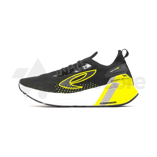 910 EKIDEN INFIKNIT HITAM/HIJAU-NEON